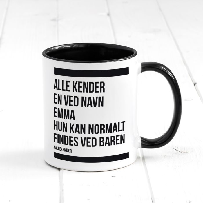 Personaliseret krus Alle Kender...