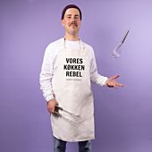 Personaliseret forklæde Vores køkken rebel