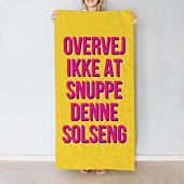 Farverigt håndklæde med 5 linjer
