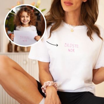 Personalisierbarer Jutebeutel mit Foto und Text