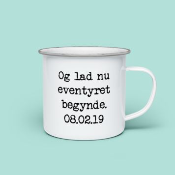 Personaliseret Metalkrus med tekst
